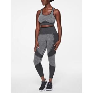 THIRDLOVE Flex Seamless Compression Legging Heather Grey Size Large High Waisted